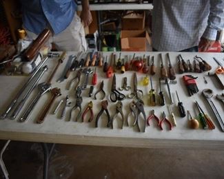 Lots of Hand Tools in the Garage