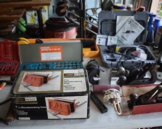 7" Woodworking Vise, Antique Planes, Dremel and more!