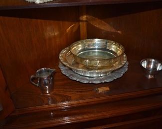 Silver Bowls, Serving Trays and more