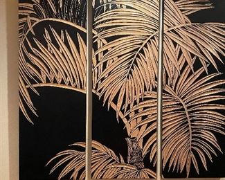 Wood engraved wall decor $75