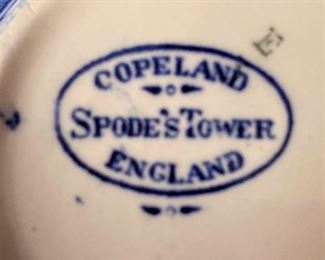 Copeland "Spode's Tower" of England