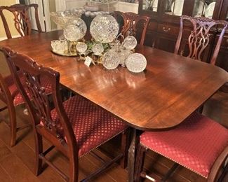 Lovely Chippendale dining table