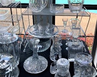 Glass and crystal selections