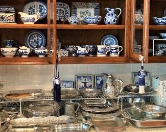Metal ware (including Arthur Court) and more blue & white selections