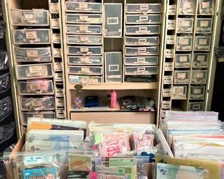 Everything you can imagine for scrapbooking  .  .  . plus a huge organizer!!!