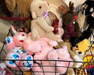 Stuffed animals that need a home