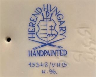 Herend - signed and hand-painted