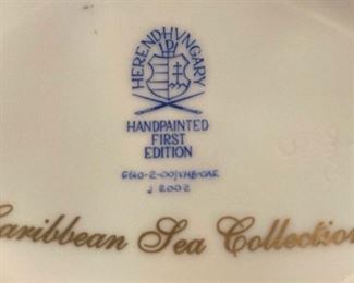 Caribbean Sea Collection - First Edition Herend trinket box 