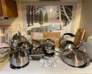 Newer pots & pans.