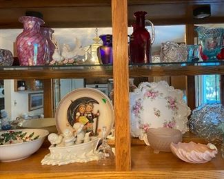 Misc. glass and china.