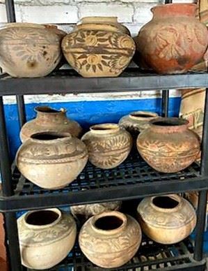 Mexican pottery vases/water vessels 