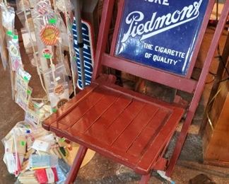 Porcelain Smoke Piedmont Cigarettes chair. 