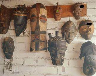 African tribal masks