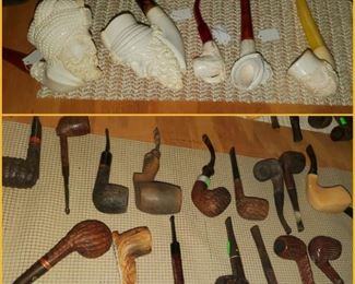 Collection of tobacco pipes