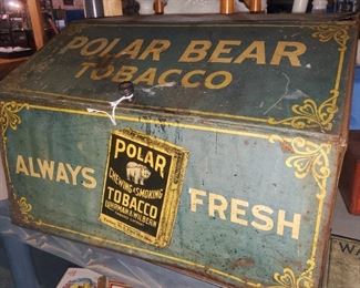 Polar Bear Tobacco Display/Counter Tin