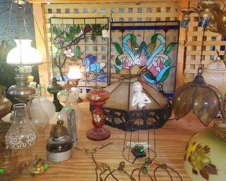 Stained Glass, lamp s, lanterns, and more. 