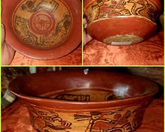 Antique Mayan bowl