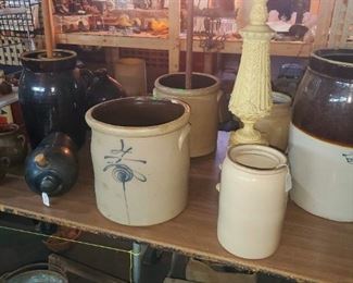 Salt glazed pottery, Southern pottery, & more. 
