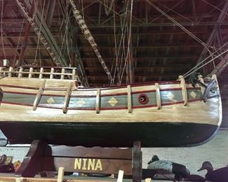 Large Nina ship model