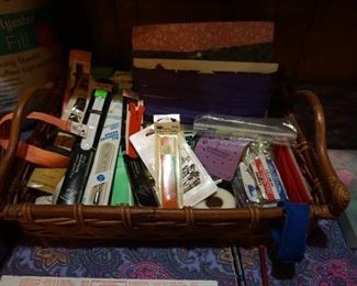 zippers, sewing notions