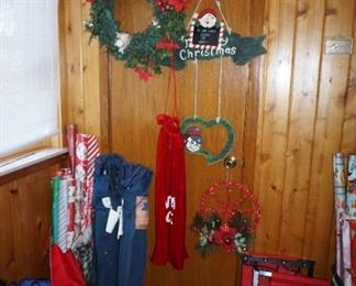 Christmas decor, bag chairs, stadium seats-Yukon Millers