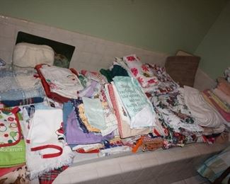 table cloths, linens