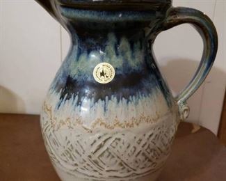 Handcrafted Stoneware Water Pitcher