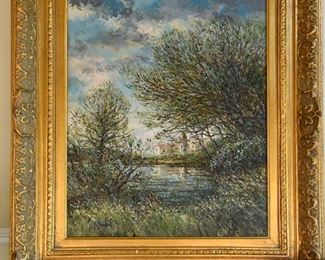 framed painting