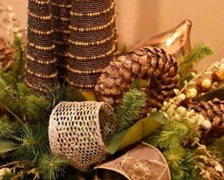 Holiday decor galore! Wreaths, garland, ornaments...