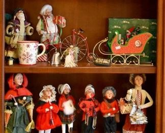Holiday decor galore! Wreaths, garland, ornaments, figurines...