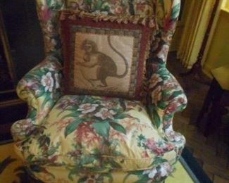 QUEEN ANNE ARM CHAIR $225 (2 AVAILABLE)