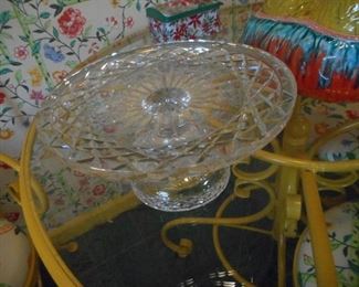 CRYSTAL CAKE STANDS $20 & $30