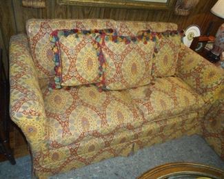 FABRIC LOVESEAT $100 (2 available)