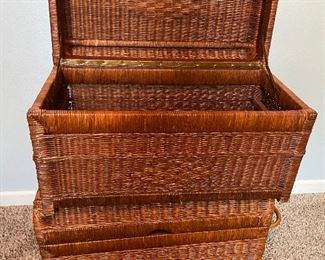 wicker chests