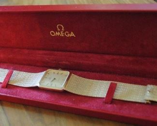 14K Gold Omega Watch