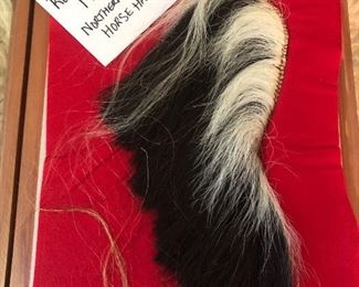 Roach style horse hair  headdress 
Northern Plains 