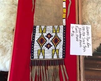 Sioux style Northern Plains pipe bag 