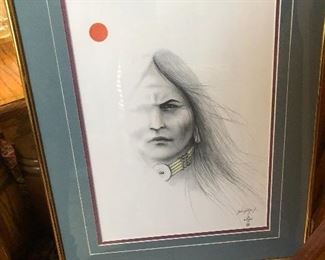 Drawing by Johnny Tiger JR. 