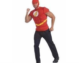 Rubie's Costume Co The Flash Muscle Chest Top with Mask - Size Standard