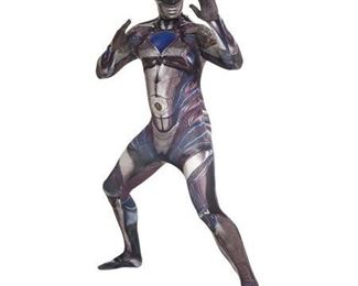Morph Costumes Saban's Power Rangers Movie Adult Morphsuit, Black, Medium