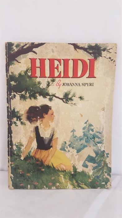 Heidi by Johanna Spyri 1938 Book