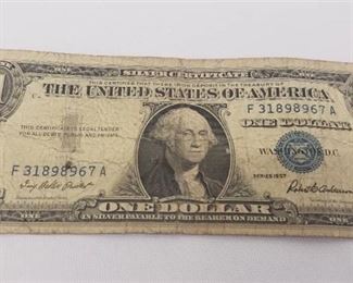 1957 Dollar Bill Silver Certificate