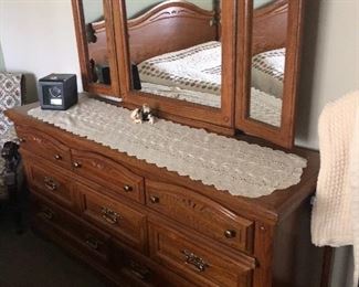 Dresser with Mirror as part of bedroom set