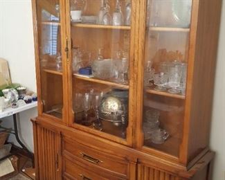 Blowing Rock N.C. China Hutch  2 pc.