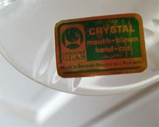 Lausitzer Hand Blown Glass Germany