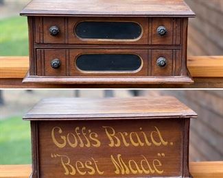 Two drawer box - front and back views