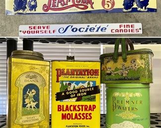 Vintage Tins and Signs