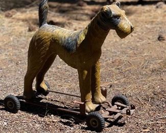 Terrier dog pull toy