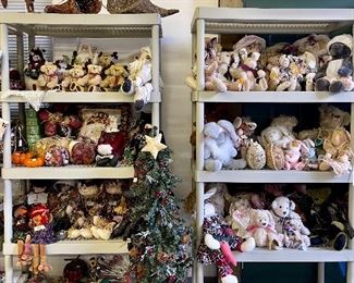 Holiday Decor and Hand Sewn Bears