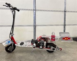 Custom Fabricated Electric Scooter